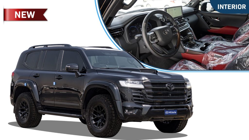 (LHD) TOYOTA LC300 VX 3.3D AT MY2025 – BLACK