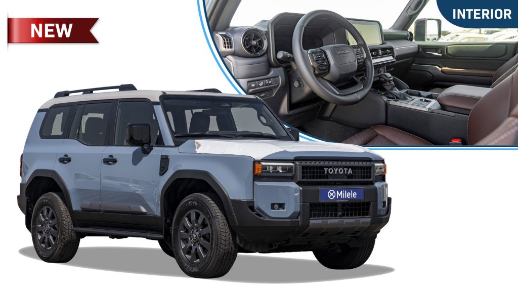 (LHD) TOYOTA PRADO 250 ADV 2.4P AT MY2025 – BLUE / GREY ROOF