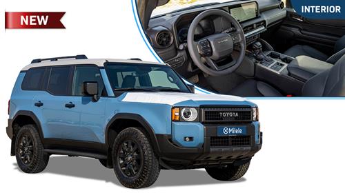 (LHD) TOYOTA PRADO 250 2.4P AT FIRST EDITION MY2024 – BLUE & GREY ROOF