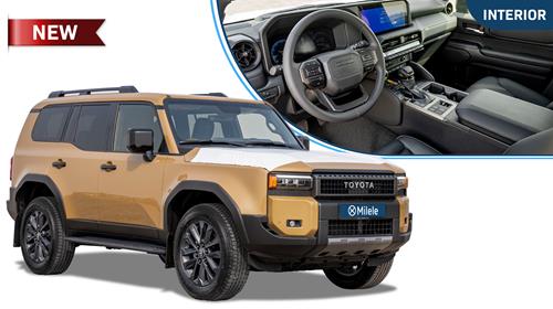 (LHD) TOYOTA PRADO 250 WX+ LUXURY 2.4P AT MY2024 – SAND