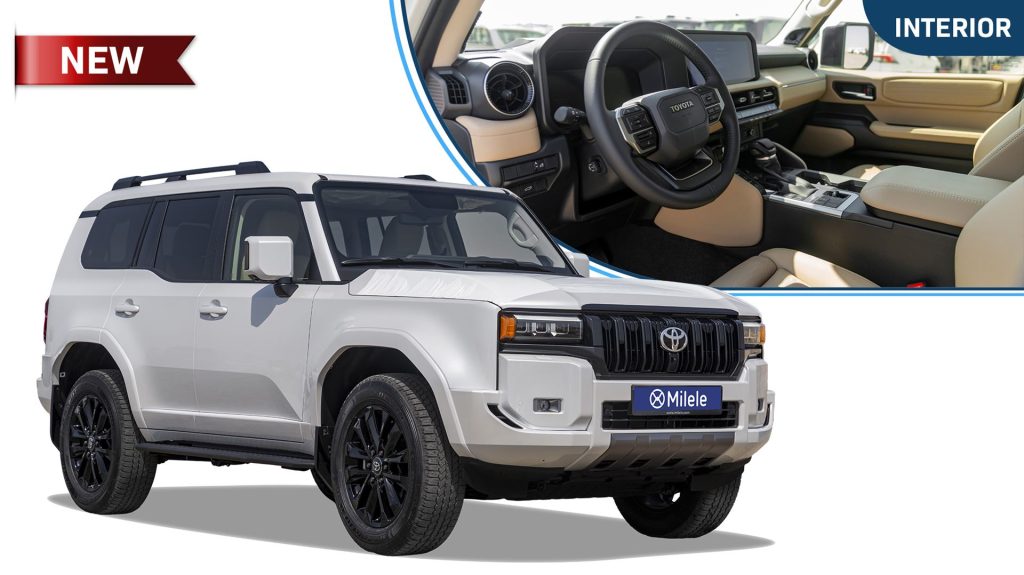 (LHD) TOYOTA PRADO 250 VX PREMIUM 2.8D AT MY2025 – PLATINUM WHITE PEARL MC.