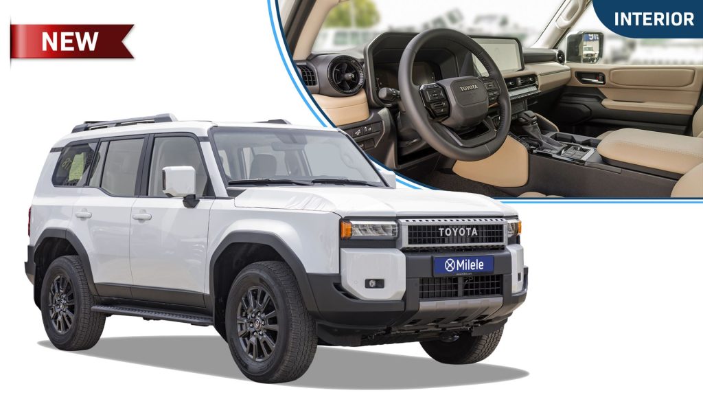 (LHD) TOYOTA PRADO 250 GXR 2.8D AT 4X4 MY2025 – PLATINUM WHITE PEARL MC.
