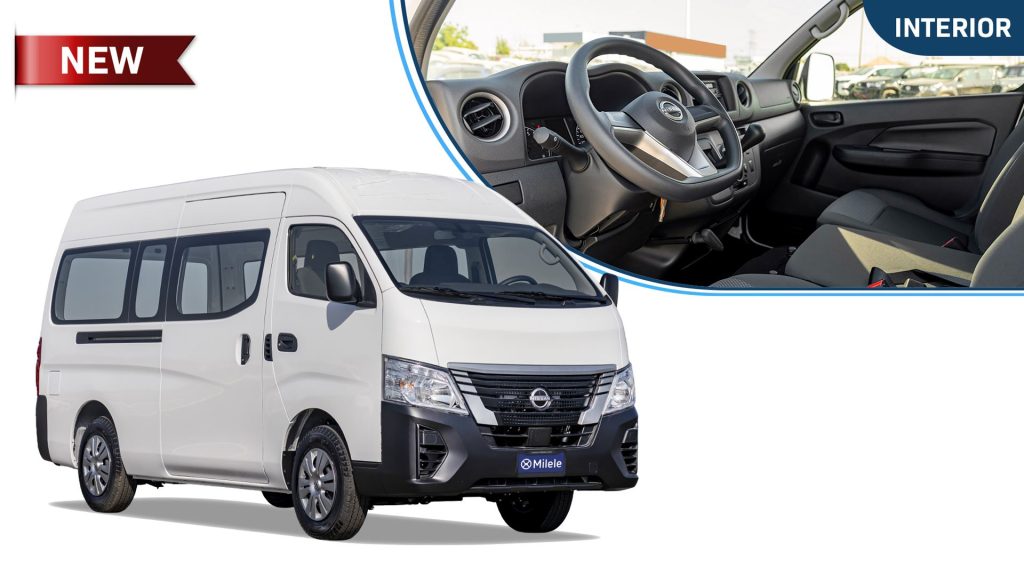 (LHD) NISSAN URVAN 2.5P MT 4X2 P.WINDOW MY2025 – WHITE