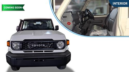 (RHD) TOYOTA LC76 2.8D AT 4X4 MY2025 – WHITE