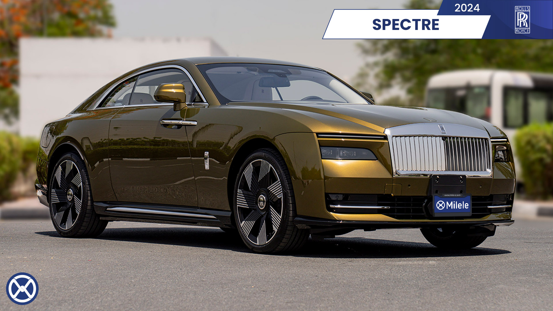 (LHD) ROLLS-ROYCE SPECTRE EV AT AWD MY2024 – GREEN
