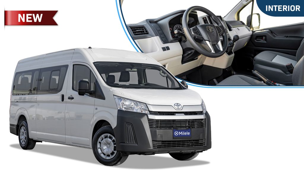 (LHD) TOYOTA HIACE STD 13 SEATER 3.5P MT RWD MY2026 – WHITE