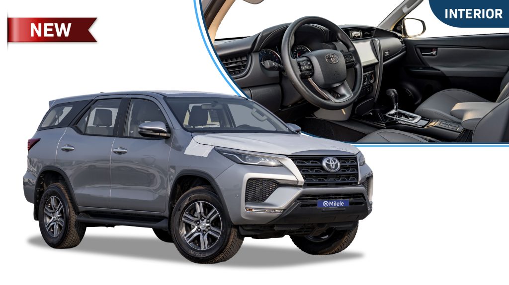 (LHD) TOYOTA FORTUNER CUSTOM INTERIOR 2.7P AT 4X4 MY2026 – SILVER