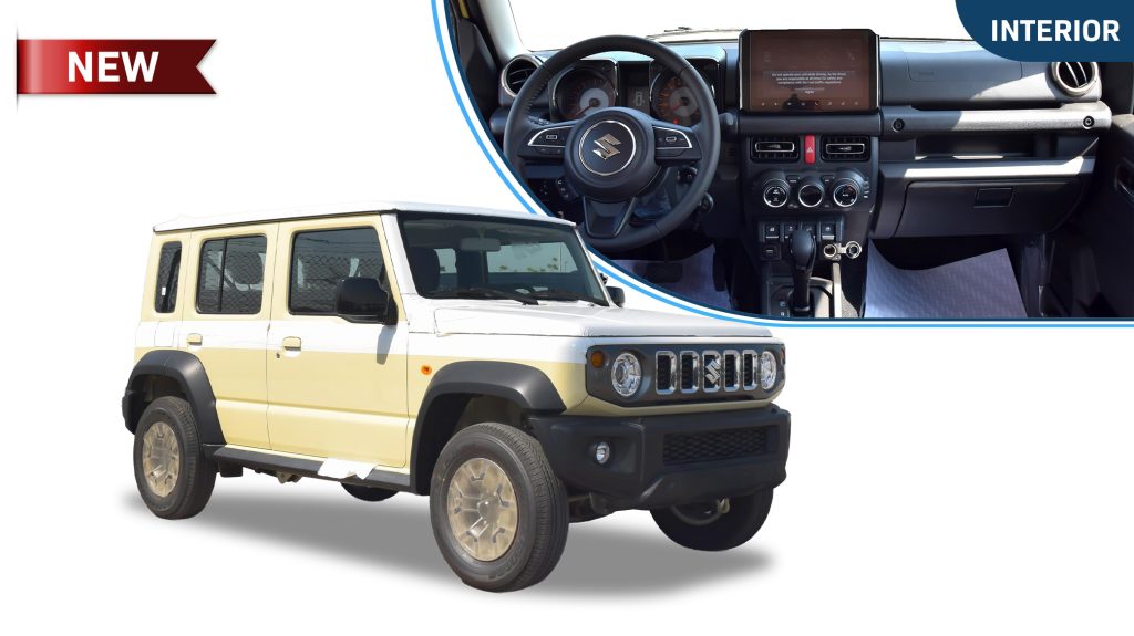 (LHD) SUZUKI JIMNY GLX 5 DOORS 1.5P AT 4WD MY2026 – YELLOW